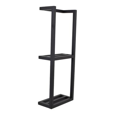 LOFT42 Pim Wandhandtuchhalter 2 Schichten - Schwarz - Metall