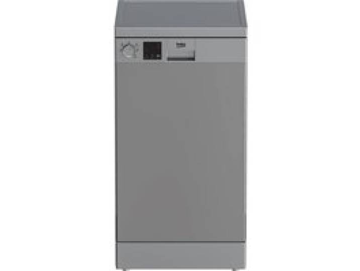 Lave-vaisselle 45 cm - BEKO - DVS05030S - 10 couverts - Classe D - Silver
