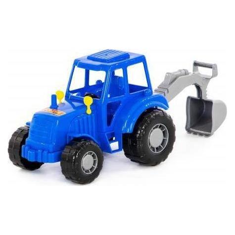 Polesie 84873 Traktor-koparka Majster niebieski w siatce (84873 POLESIE)