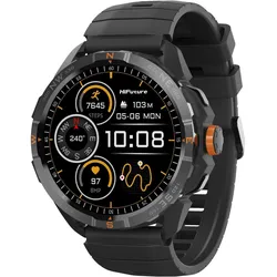 HiFuture NEXUS GPS Smartwatch Titanium (Titan, Grau), Smartwatch