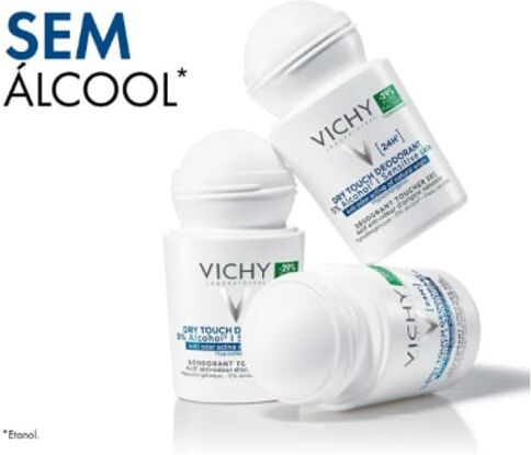 Vichy Desodorizante Roll-on Desodorizante 24h Toque Seco 50ml x2     Preço Especial