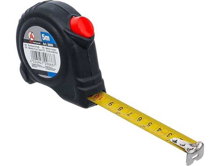 BGS Diy 9666 Rolbandmaat 19 mm x 5 m