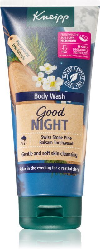 Kneipp Good Night shower gel Swiss Stone Pine & Balsam Torchwood 200 ml