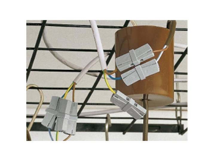 Wago - Borne Pour Luminaires. 2.5mm. 105o. Gris Ri1637