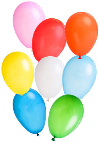 Luftballons "bunt", 20 cm Ø, 100 Stück