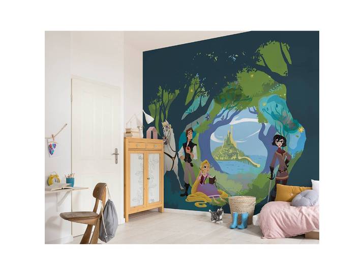 Vlies Fototapete Tangled 350 x 280cm Multicolor