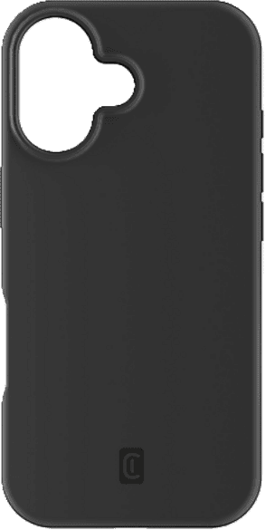 Funda móvil - CellularLine Sensation, Para Apple iPhone 17, Soft-touch, Silicona, Microfibra, Negro