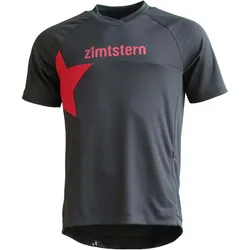 Zimtstern, Herren, Velotrikot, Bulletz S/S Trikot (S), Schwarz, Grau, S