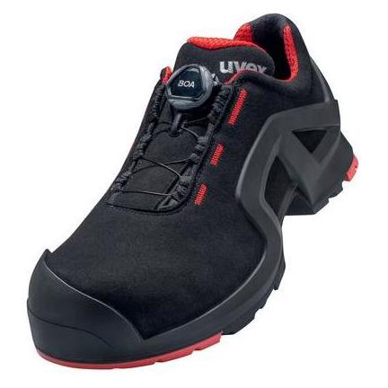 Uvex 1 support Halbschuhe S3 65673 schwarz, rot Weite 12 Größe 39 (S3, 39) (6567339)