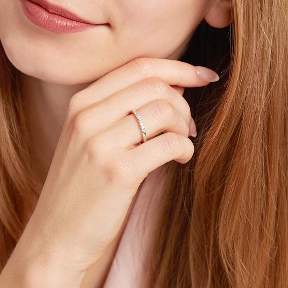 Brilladia Edler Diamantring 750er Weißgold silber