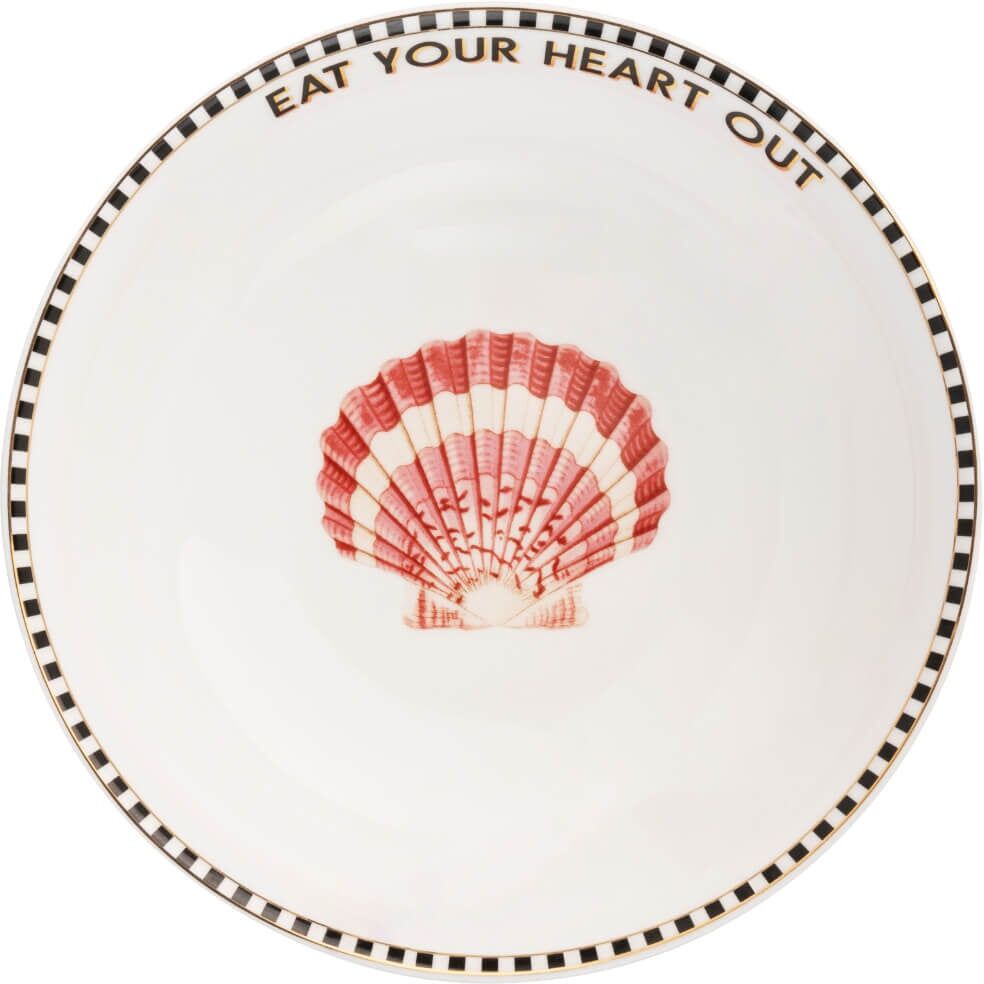 Yvonne Ellen Medium Fine China Serving Bowl - Shell
