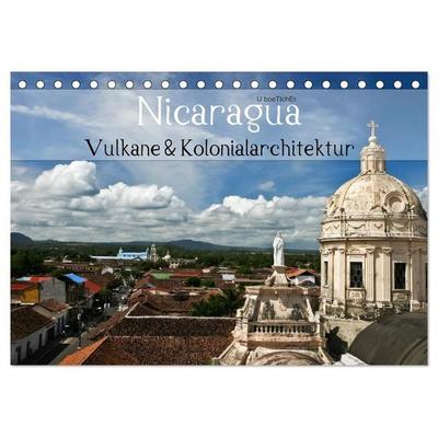 Nicaragua - Vulkane und Kolonialarchitektur (Tischkalender 2027 DIN A5 quer), CALVENDO Monatskalender