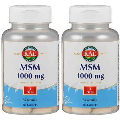MSM 1000 mg KAL Tabletten 2x 2x80 St