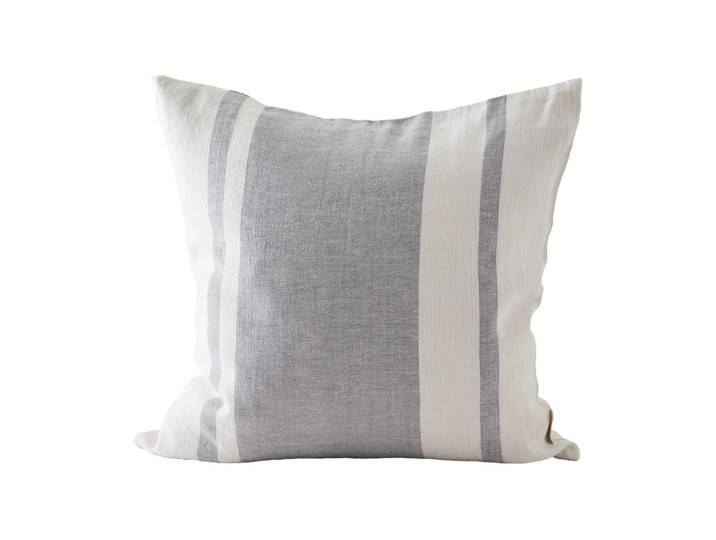 Tell Me More Housse de coussin Jules Blue stripe, 50x50 cm