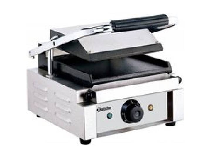 Grill Panini pour Professionnels - Bartscher - Plaques lisses - 214 x 214 mm - 1800 Watt