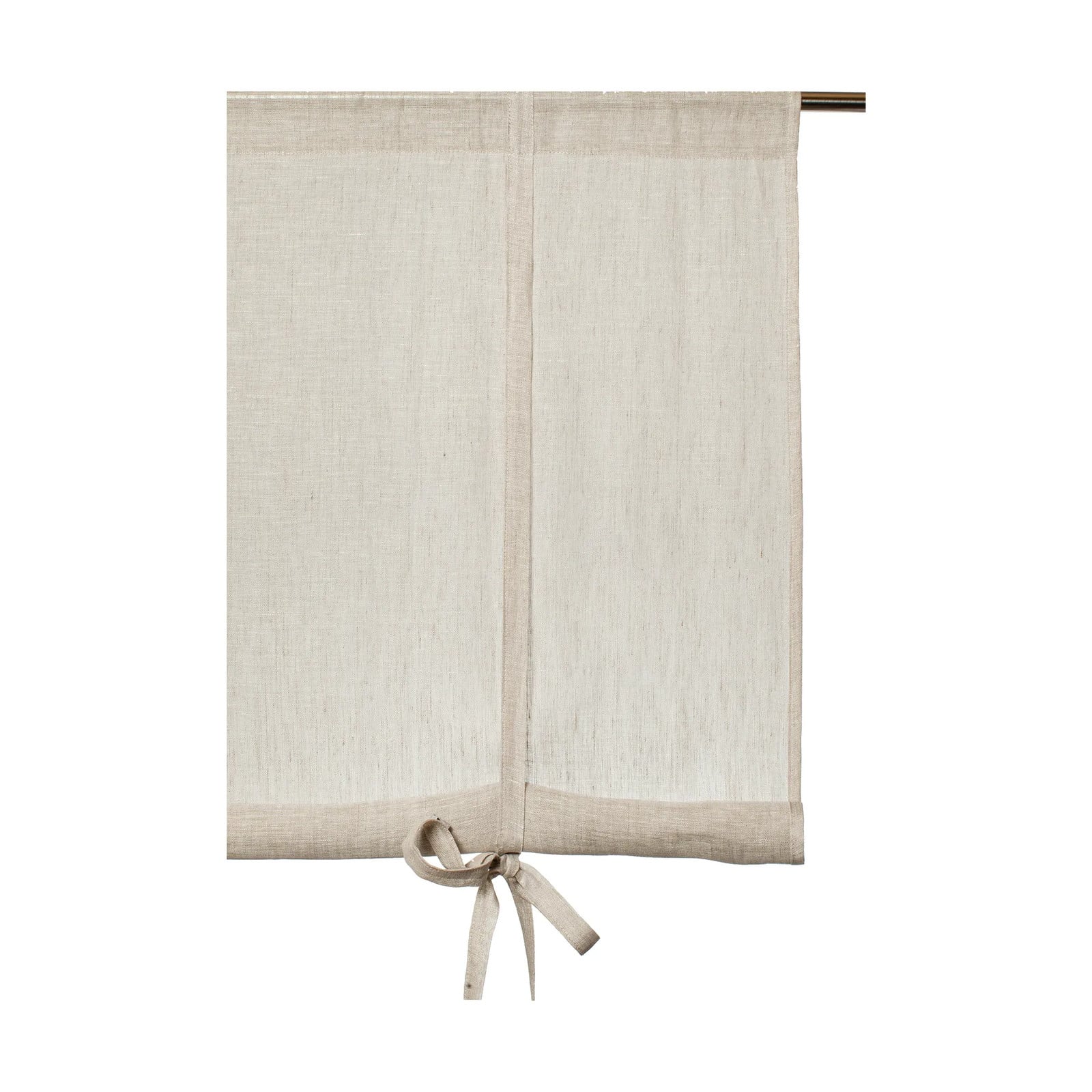 Himla Dalsland 18e-eeuws gordijn oatmeal B: 130 cm, H: 120 cm