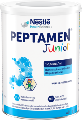 Nestle Health Science (Deutschland) GmbH PEPTAMEN Junior Vanille Pulver 12X400 g 09124608