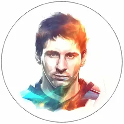 Essbares Papier Lionel Messi, Motiv, 19,5 cm