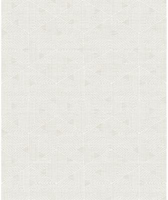 A-Street Prints Marici Dove Triangle Wallpaper