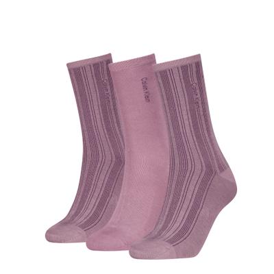 Socken CALVIN KLEIN, Damen, rosa (vintage plum), Obermaterial: 64% Baumwolle, 34% Polyamid, 2% Elasthan, Socken Socken