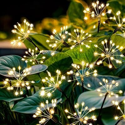 Smart Shopping Spot Solar Firework Garden Lights IP65 Waterproof Outdoor Starburst Lights Solar Firework Garden Lights IP65 Waterproof Outdoor Starburst Lights