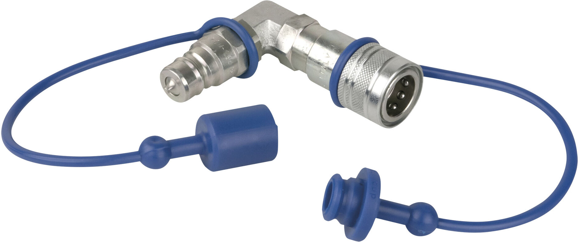 Showtec Co₂ 90° 3/8 Q-Lock-Anschluss Verschlossenes System