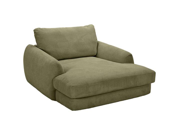 Carryhome Xxl-Sessel, Olivgrün, Kunststoff, 132x81x158 cm, Wohnzimmer, Sessel, XXL-Sessel