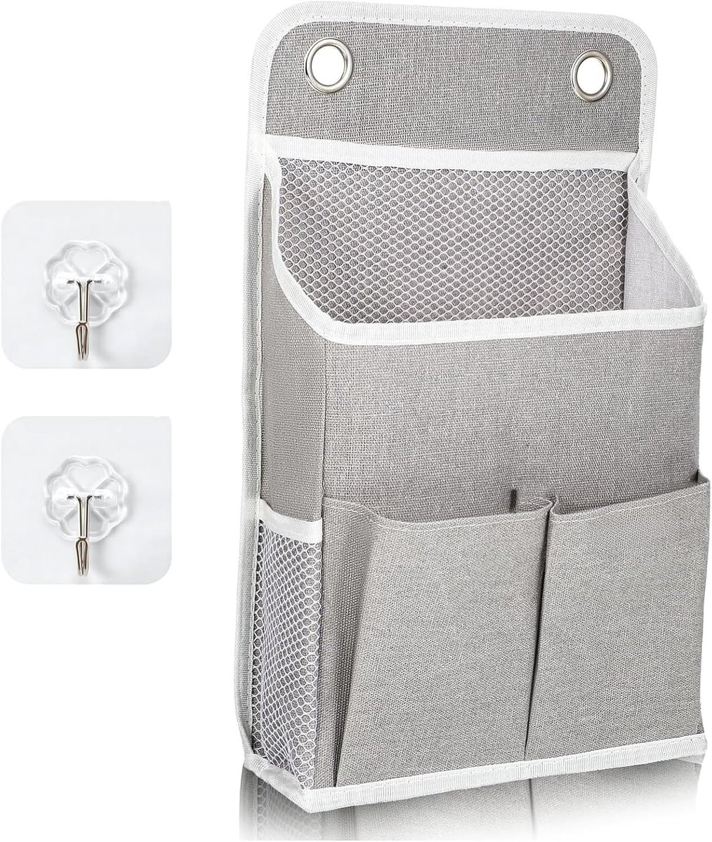 Grijs opvouwbare hangorganizer met vakken voor thuis, kantoor of badkamer