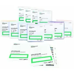 HP LTO-Ultrium 5 RW Bar Code Label Pack