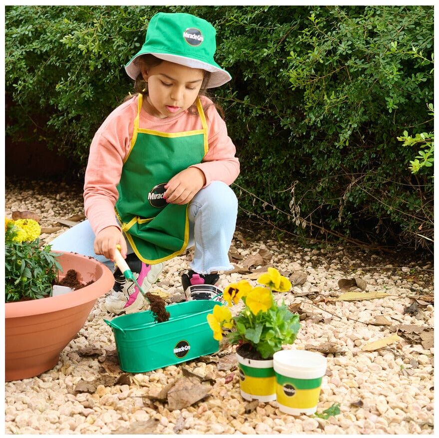 Red Tool Box Miracle Gro Kids Planter Set Toy Playset for Kids, Ages 3 and Up, Gardening Kit with Tools and Mini-Garden