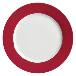 6x Flirt by R&B Frühstücksteller 'Doppio', Teller, Rot
