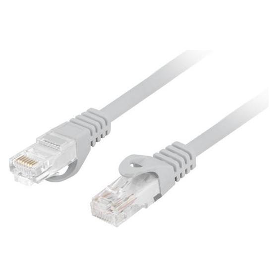 Lanberg Patchcord cat.6 UTP 0.5m grey (U/UTP, CAT6, 0.50 m) (PCU6-10CU-0050-S)