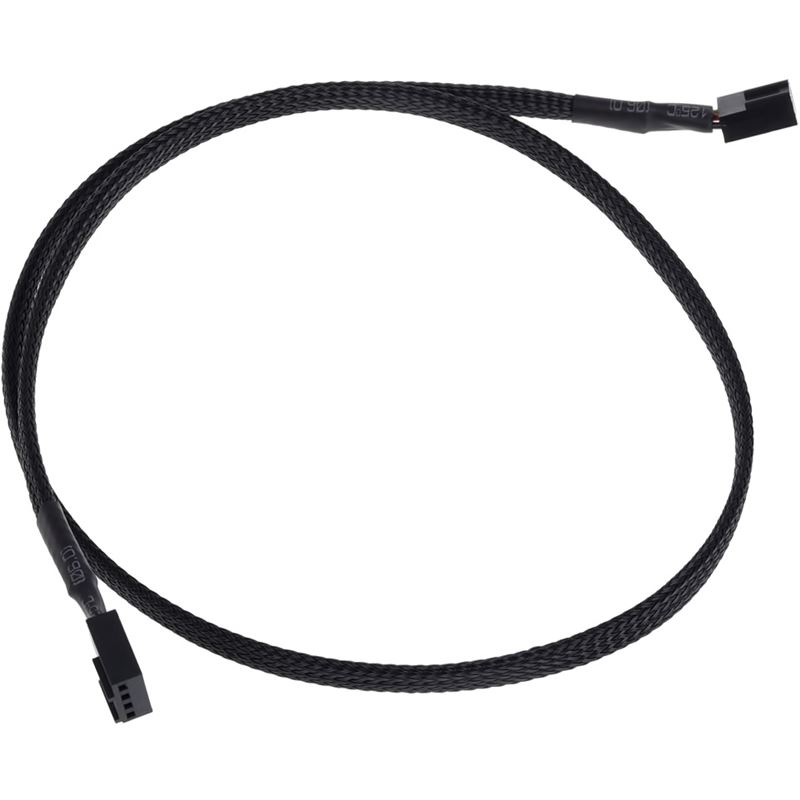 Phobya 4Pin PWM Stecker auf Stecker 60cm - Schwarz