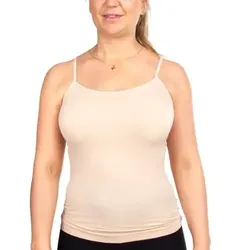 Missya Lucia Top Beige Polyamid Medium Damen