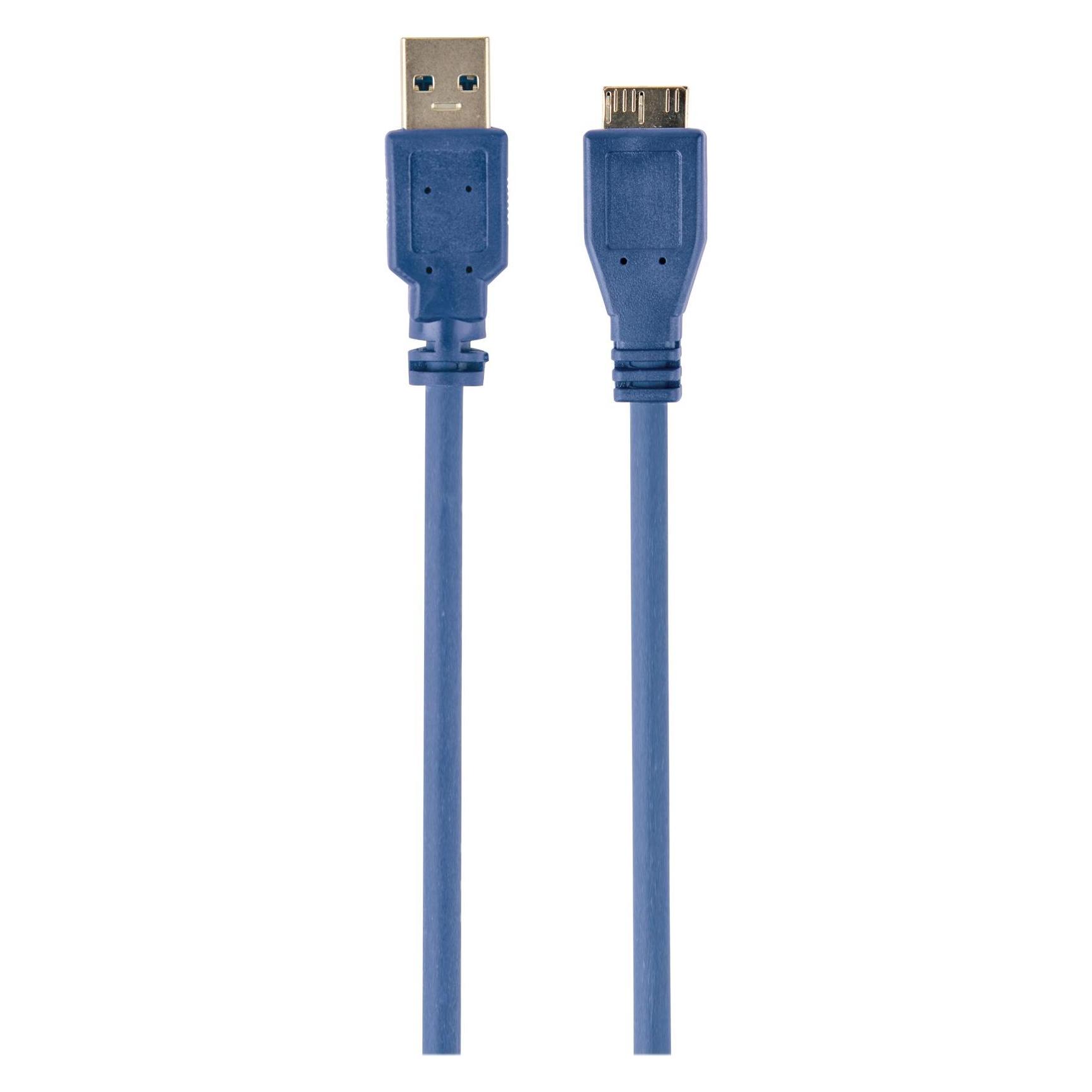 Gembird CABLE USB3 AM-MICRO BM 3M/CCP-MUSB3-AMBM-10 (3 m, USB 3.2 Gen 1) (CCP-MUSB3-AMBM-10)