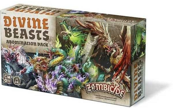 Asmodee Zombicide White Death: Divine Beasts Abomination Pack - Mythische wezen uitbreiding voor coöperatief strategiespel