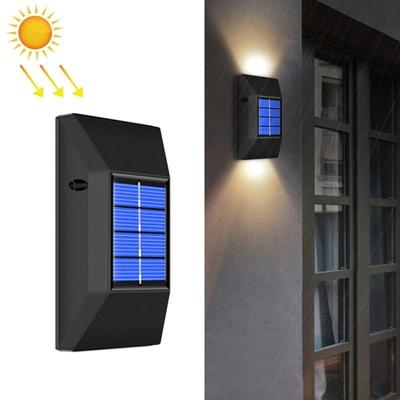United Solar Powered Outdoor Wall Light With 6 Warm LEDs Waterproof & Decorative warm Light