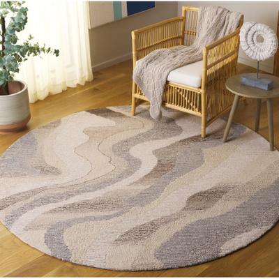 SAFAVIEH Handmade Ebony Romi Contemporary Wool Rug