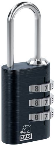 Basi 6170-4000-1100 Kofferschloss 21mm Schwarz Zahlenschloss