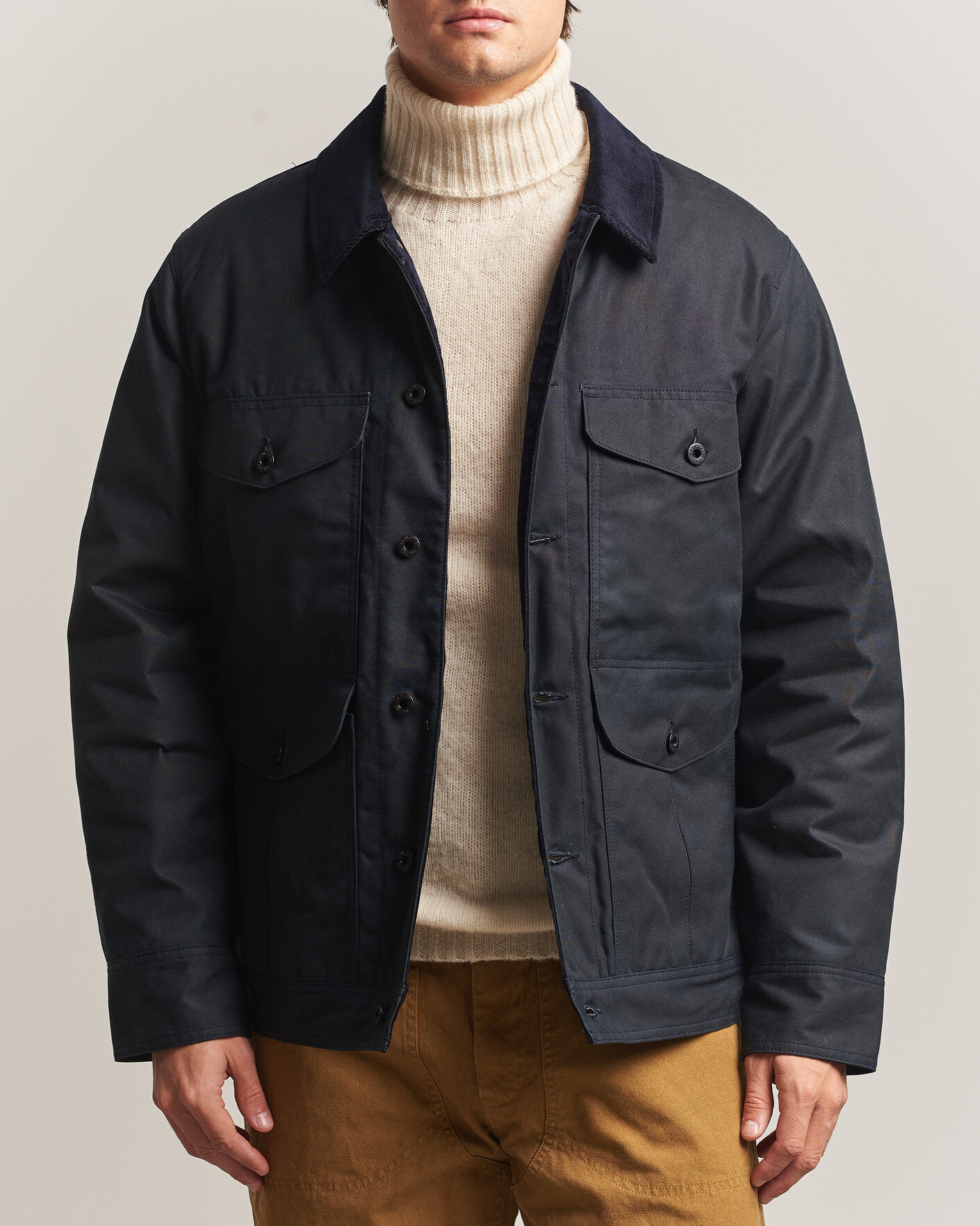 Filson Journeyman Cotton Shelter Cloth Jacket Harbor Blue men M Blå