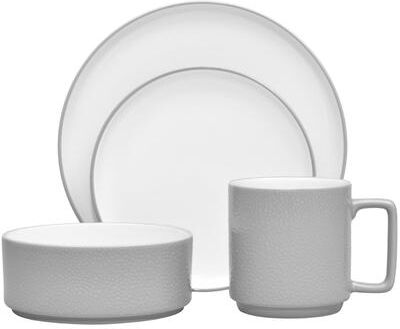 Noritake Colortex Stone 4-Piece Stax Place Setting, Service for 1