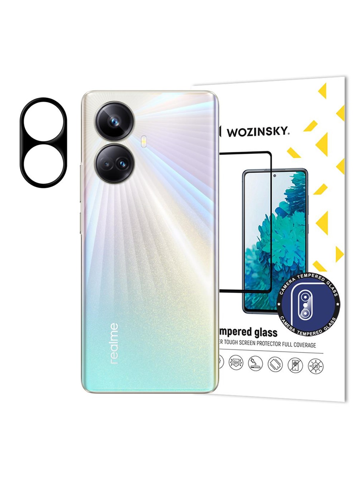 Wozinsky Full Camera Glass Tempered Glass for Realme 10 Pro+ for 9H Camera