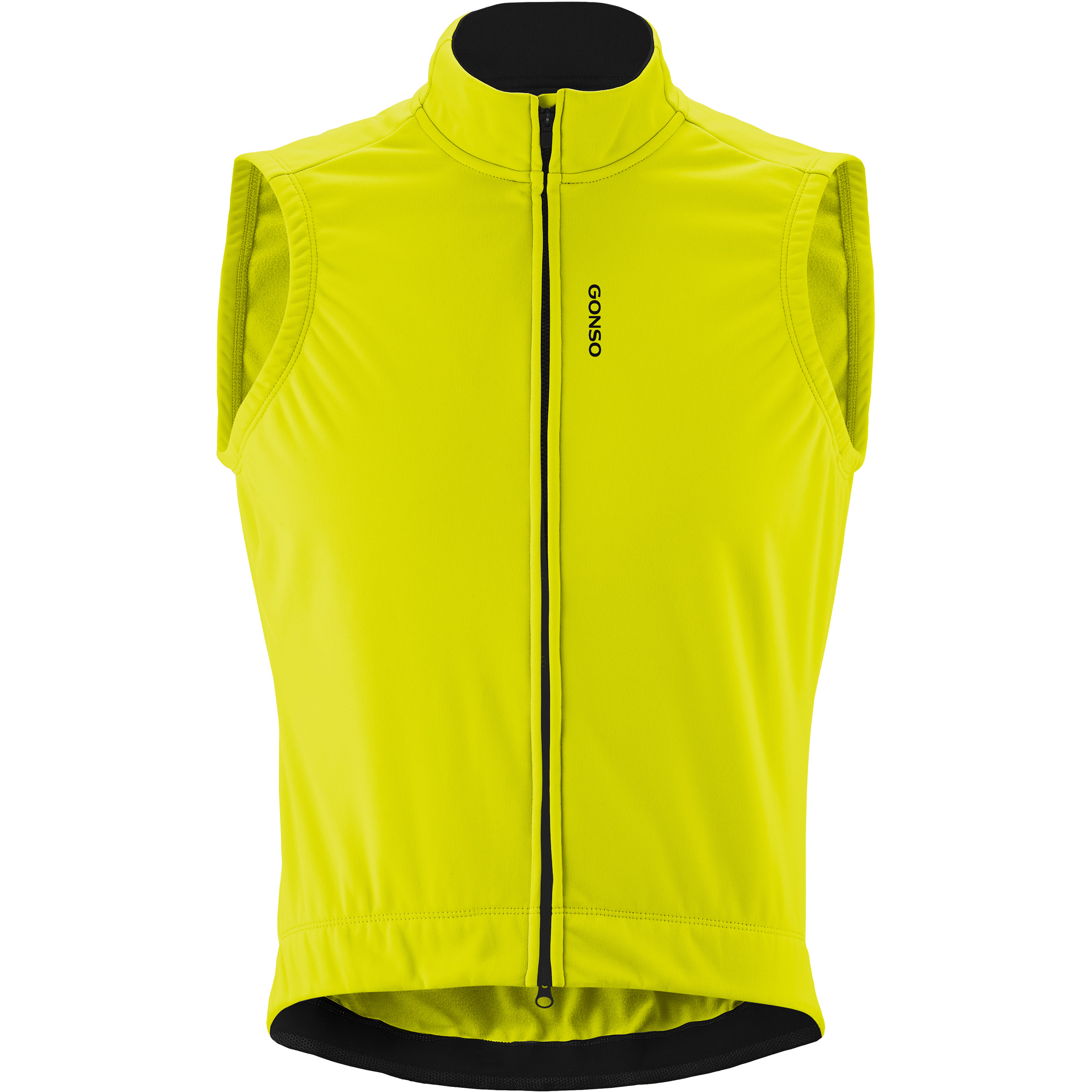 Gonso Road Softshell Weste Softshellwesten gelb Größe M Rennrad Wasserabweisend Wasserabweisend