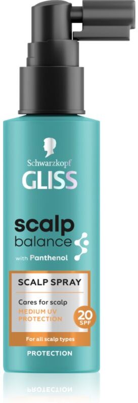Schwarzkopf Gliss Scalp Balance spray protecteur solaire pour cuir chevelu SPF 20 100 ml