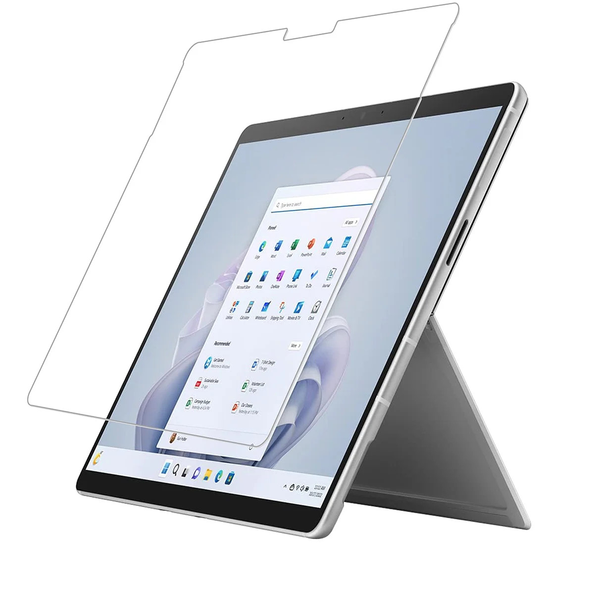 Accezz Premium Glass Screenprotector voor Microsoft Surface Pro 9, Transparant