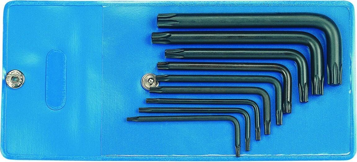 Gedore hoekschroevendraaierset, 9-delig, TORX T7-T40, artikelnummer 43 TX-09