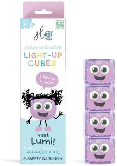 Cubes lumineux violets Lila - Glo Pals