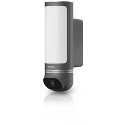 BOSCH Smart Home Eyes Außenkamera II anthrazit, mit Flutlicht und intelligenter Bewegungserkennung,