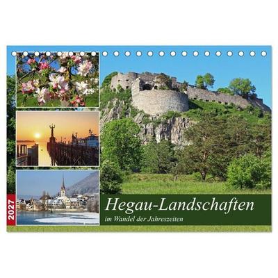 Hegau-Landschaften (Tischkalender 2027 DIN A5 quer), CALVENDO Monatskalender