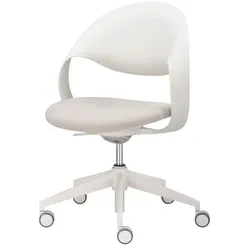 Büro-Drehstuhl  Sulzach , weiß , Maße (cm): B: 68 H: 85,5 T: 57.0